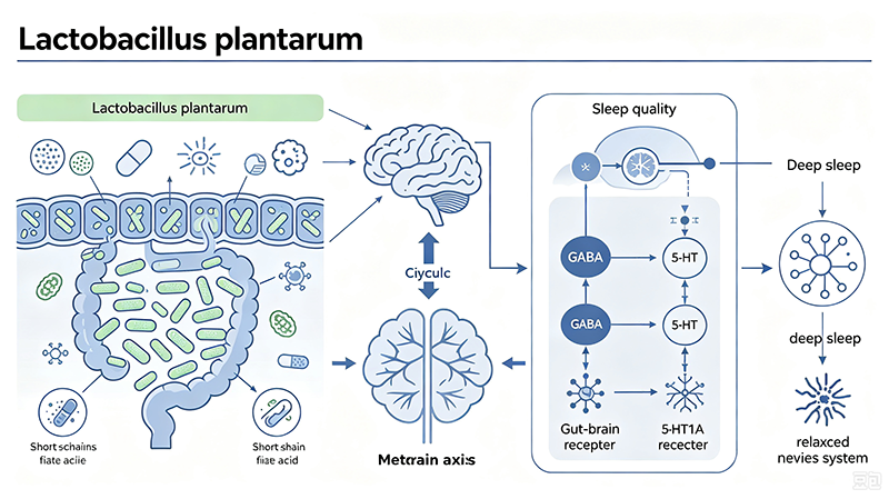 The Improvement Effect and Mechanism of Lactobacillus plantarum on Sleep Disorders